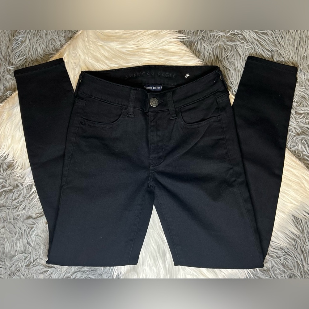 NWOT AE Black Jegging
